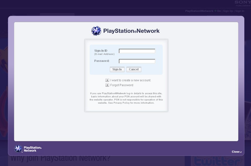 Playstation network регистрация не работает. PS Network. PS web book.