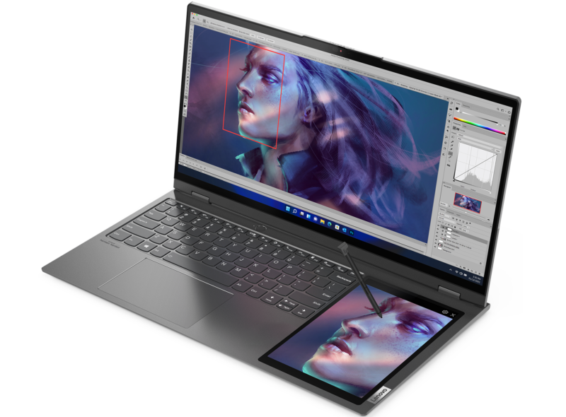 CES 2022 Lenovo’s dual screen ultrawide laptop with touch screen