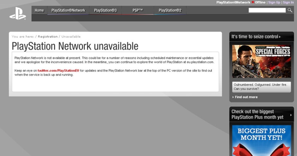playstation network official website