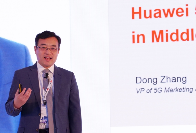Zhang Dong, VP of Huawei 5G Marketing & Solution Sales Huawei 5G OpenLab in the Middle East announced at GITEX 2019
