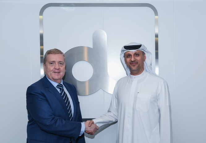 His Excellency Patrick Breen, Ireland’s Minister of State for Trade & Farid Faraidooni, Deputy CEO of EITC du welcomes Irish Government Trade Envoy