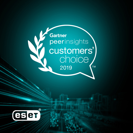 ESET named one of the 2019 Gartner Peer Insights Customers’ Choice for Endpoint Protection Platforms