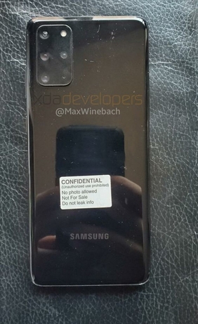 XDA confirmed that there are a total of 4 cameras with a new 1.8μm 12MP main sensor that will be accompanied by ultra-wide, telephoto and macro lenses Samsung Galaxy S20+ leaks ahead of reveal