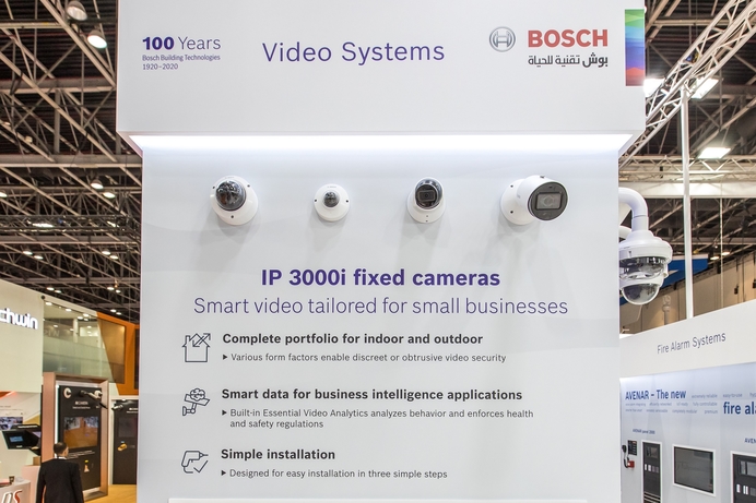 Bosch's cameras have Essential Video Analytics open up new possibilities for IoT applications Bosch unveils Smart Camera technology at Intersec 2020