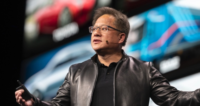 Jensen Huang, CEO of Nvidia Nvidia sees growth in Q4 with record earnings