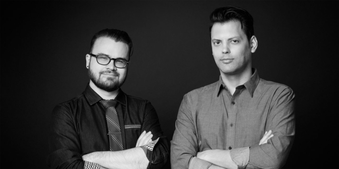 Michael Cioni (left), Frame.io’s Global SVP of Innovation along with the company's CEO and co-founder Emery Wells.
Frame.io's new series to address work from home for media professionals