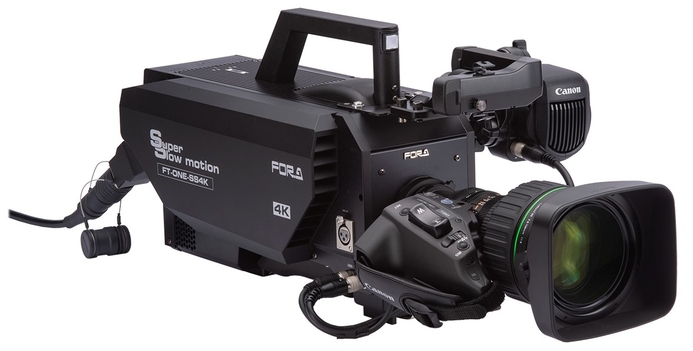 FOR-A FT-ONE-SS4K full 4K variable frame rate camera. New FOR-A camera can capture 4K at 1,000 fps for live production