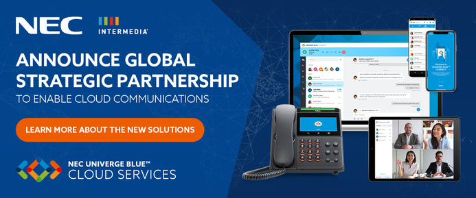 NEC Corporation, Cloud, Communications, UCaaS NEC and Intermedia announce global partnership