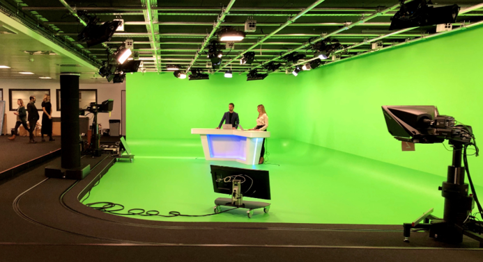 Qvest Media, Broadcast, Production, Studio setup, Blick TV Studios Qvest Media implements streaming channel for Blick TV
