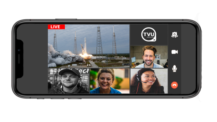 Partyline shown on an iPhone screen.
TVU Networks launches new IP based video production tools