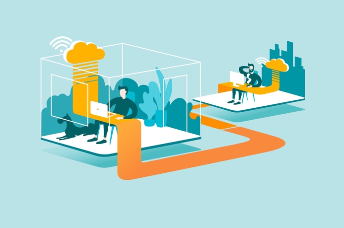 Microsoft, Collaboration, Cloud, Security, Microsoft teams Benefits of a cloud-enabled remote workforce