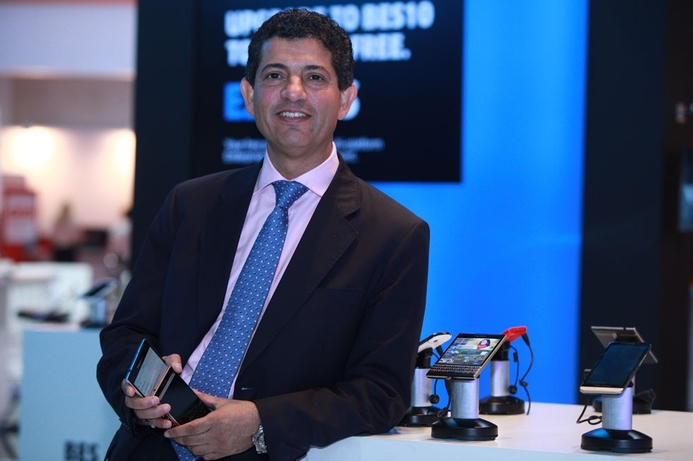 Al Mefleh: We will share new tech. BlackBerry shares new devices at GITEX