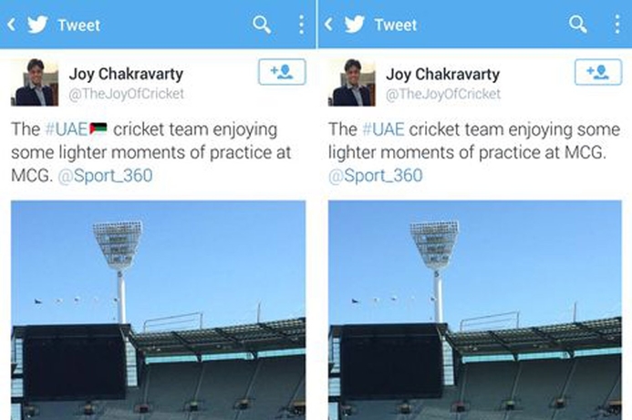 The use of flags along with country hashtags proved extremely popular during the FIFA World Cup last year. Twitter confuses UAE flag with Palestinian flag