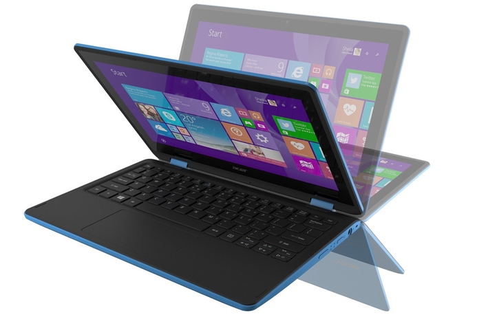 The 360-degree hinge allows the device to convert between four modes Acer launches Aspire R 11 convertible notebook