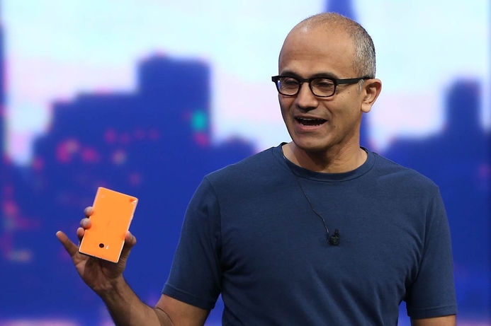 Nadella has signaled Microsoft's significant retreat from smartphone business where the company once had high hopes. Update: Microsoft to shed 7,800 jobs as smartphone strategy falters