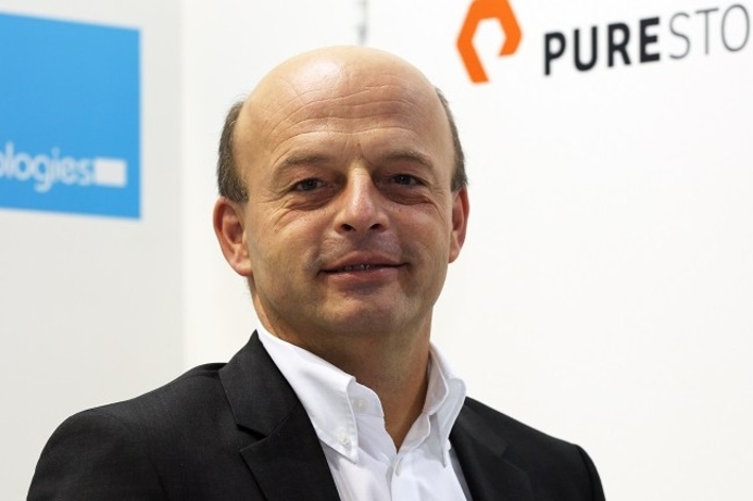 Putz says the main goal at GITEX is to interact with potential customers and explain the business benefits they can reap by switching from disk to all-flash-array. Pure Storage hypes FlashArray solutions