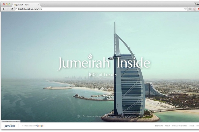 The platform provides digital access to Burj Al Arab hotel Jumeirah Partners with Google to create virtual tour of Burj Al Arab