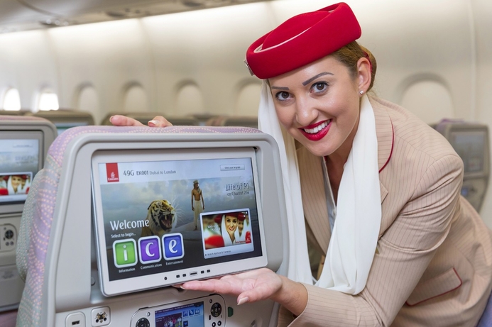 Emirates claimed that the 13.3-inch screens are now the largest Economy-class screens in the industry Emirates introduces revamped entertainment systems