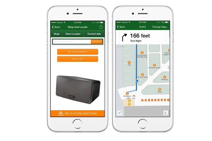 Indoor navigation powered by Aruba beacons and Mobile Engagement solution. Aruba delivers cloud-based beacon management, app programme