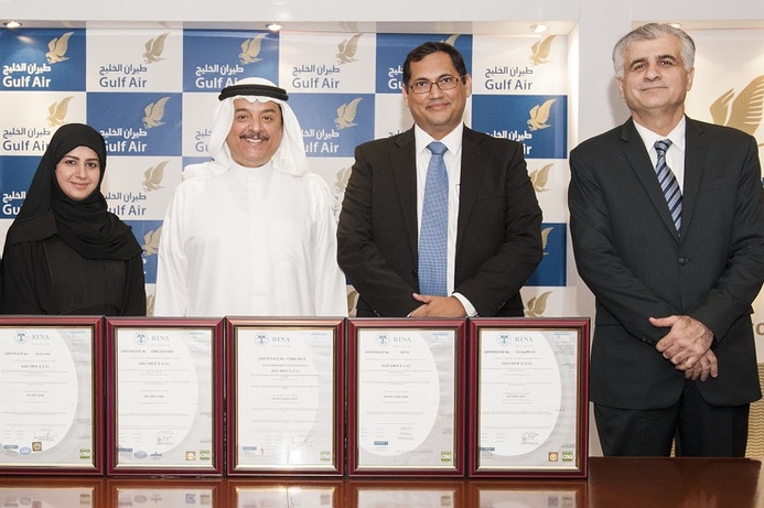The areas include quality management, environmental management, service management, information security management, and energy management. Gulf Air picks up five ISO certifications