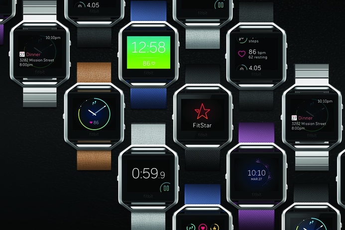 The Blaze comes with a selection of different bands and frames, all of which are interchangeable Fitbit takes aim at Apple Watch with new Fitbit Blaze
