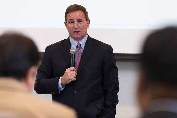 Mark Hurd said Oracle's is committed to future investment in the Middle East Oracle commits to data centre in Abu Dhabi