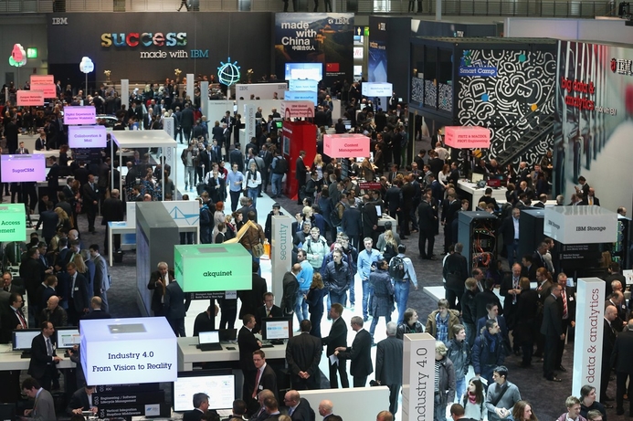 Visitors gather at CeBit in 2015; this year the technology fair will focus on digital transformations in every industry CeBit set to showcase importance of digitisation