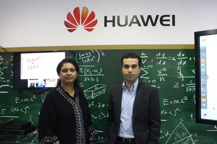 Huawei and Edutech Middle East demonstrate its Smart Education solution at GESS Huawei partners with Edutech Middle East