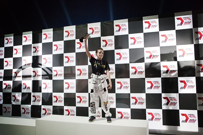 15-year-old Luke Bannister and his team, the Tornado X-Blades Banni UK won first place at WDP16 Teenager wins first World Drone Prix in Dubai