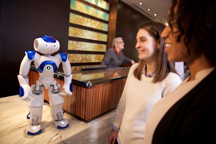 Connie is intended to provide Hilton guests with information on local tourist attractions and amenities. Robot concierge debuts at Hilton hotel