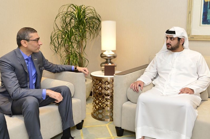 HH Sheikh Maktoum Al Maktoum and Nokia CEO Rajeev Suri discussed Dubai's digital vision. Deputy Ruler of Dubai meets the CEO of Nokia