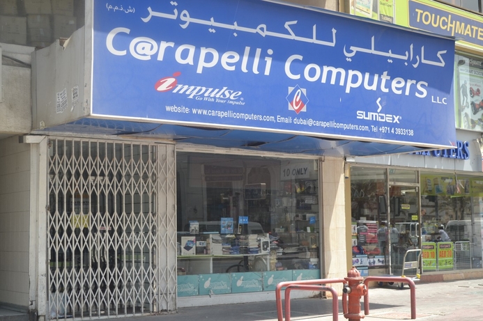 Carapelli Computers' showroom on Khalid Bin Al Walid Street has been closed for business for over three weeks. Carapelli Computers exits local channel