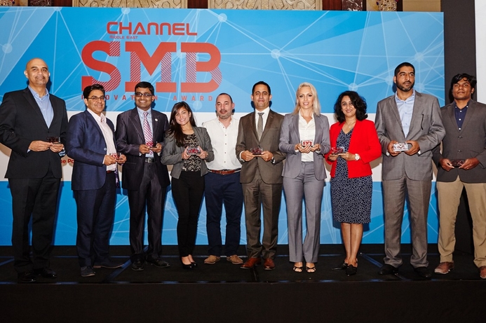 Winning SMB-focused solutions provider companies at the inaugural SMB Innovation Awards 2016. SMB Innovation Awards honour partner excellence