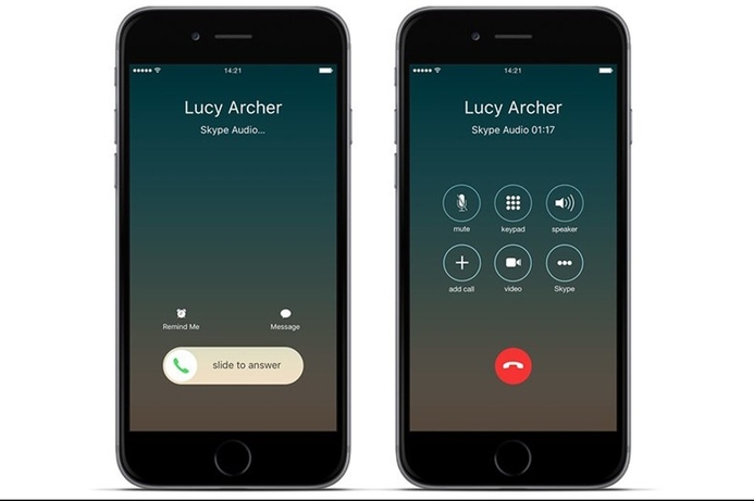 Incoming Skype calls now look almost identical to Apple's interface Skype’s iOS update uses Siri for calls