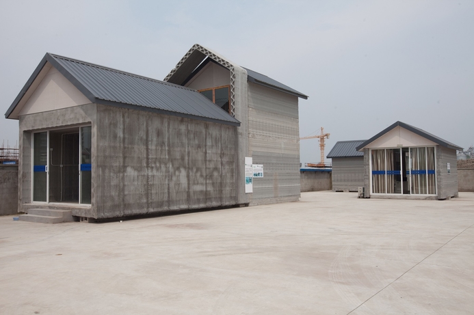 The DEWA lab will use 3D printing construction, as seen in these 3D printed houses. DEWA to build 3D printed laboratory