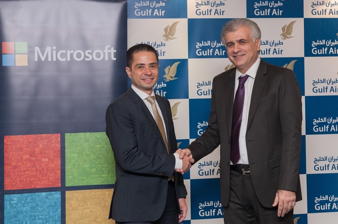 Partnership with Microsoft will allow Gulf Air staff to enhance productivity by being completely mobile. Gulf Air to enhance internal communications with Skype