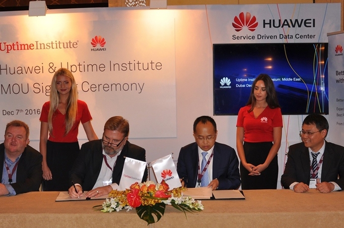 Partnership agreement between Huawei and Uptime Instiutute to jointly advance data centre innovation in the region. Huawei talks cloud-enabled data centres at Uptime Institute meet