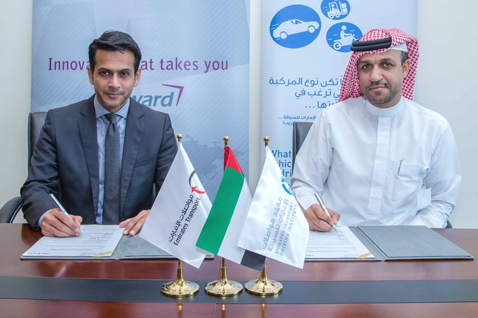 (l-r): Waqas Mirza, managing director Avanza Soultions and Abdulla Abdelrahman Mohamed, manager, Emirates Transport Driving Institute. Emirates Transport Driving Institute to automate with Avanza