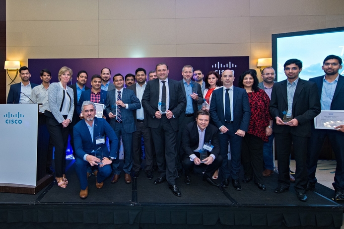 The awards recognised outstanding partner performances in 2016 across 14 categories. Cisco honours Middle East partners