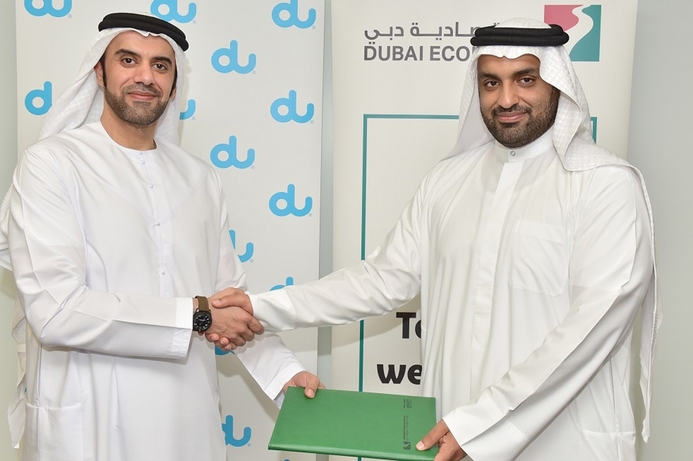 The agreement was recently signed between Mohamed Ali Rashed Lootah, CEO of commercial compliance, consumer protection (CCCP) sector in Dubai Economy, and Ahmad Aburahima, SVP, government relations at du. du joins hands with Dubai Economy to improve consumer confidence