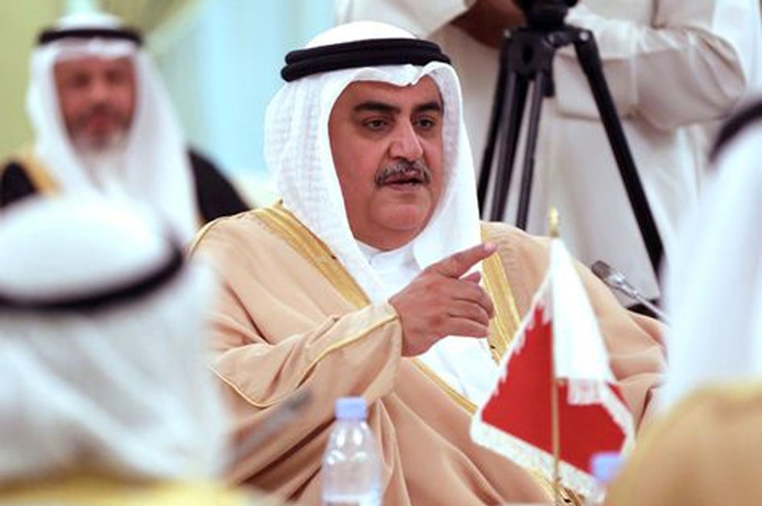 Bahraini foreign minister Khaled bin Ahmad al-Khalifa Bahrain foreign minister victim of hacking