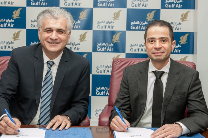 (L-R): Dr Jassim Haji, director of Information Technology, Gulf Air, and Sherif Tawfik, country general manager, Microsoft Bahrain & Oman. Gulf Air heads into Microsoft’s Azure Cloud