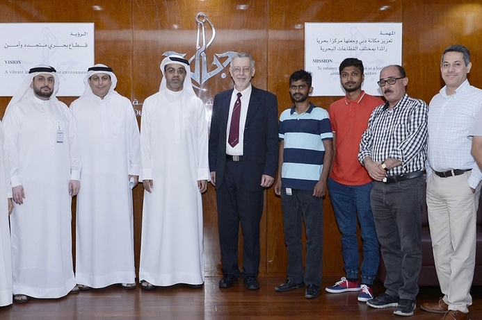 DMCA and DNC GL conducted a workshop on the use the Smart Survey Simulator. Dubai Maritime City Authority using VR for training