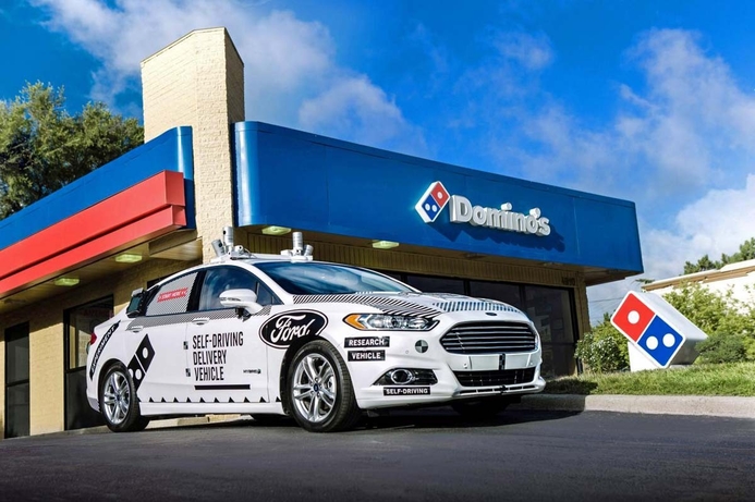 Both companies will learn how customers to interact with autonomous service vehicles in the future. Domino’s to test self-driving pizza delivery cars