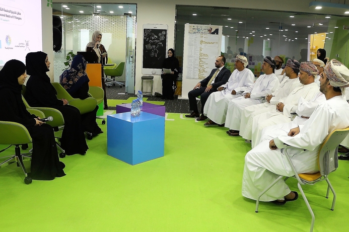 A ceremony to honour the IT Ranger graduates was held at the Sas Centre for Mobile Apps Development in Muscat. ITA trainees graduate from IT Ranger Program