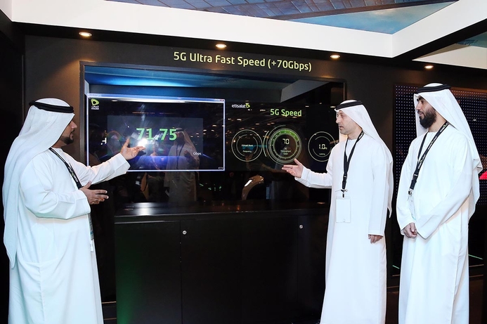 GITEX 2017, GulfComms, Consumer Electronics, Etisalat International - UAE Etisalat pilots 5G at GITEX
