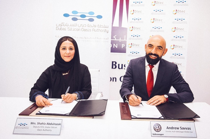 DSOA and Volkswagen supporting mobility start-ups. DSOA and VW support auto startups