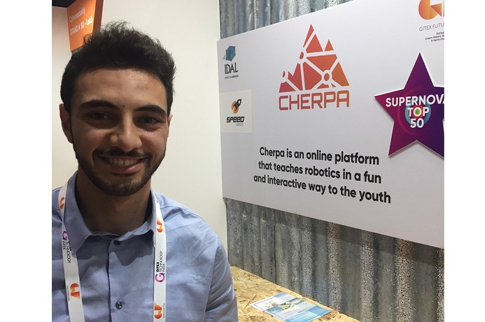 Ibrahim Ezzeddine, co-founder and CEO, Cherpa. Cherpa startup wins awards and potential customers