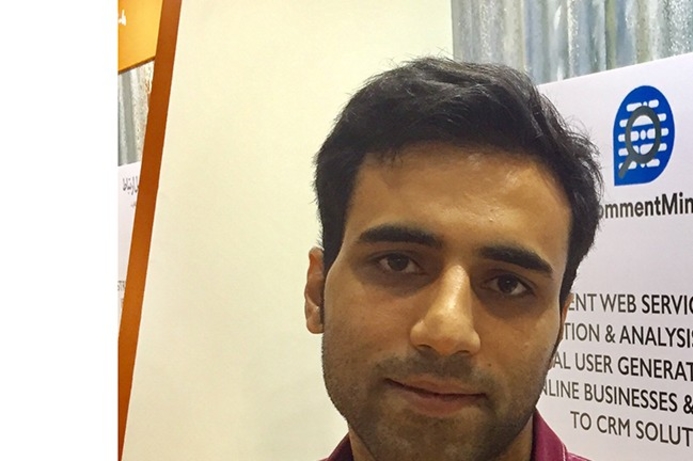 Sajad Khatiri, co-founder and chief technology officer, CommentMiner CommentMiner goes global at Future Stars
