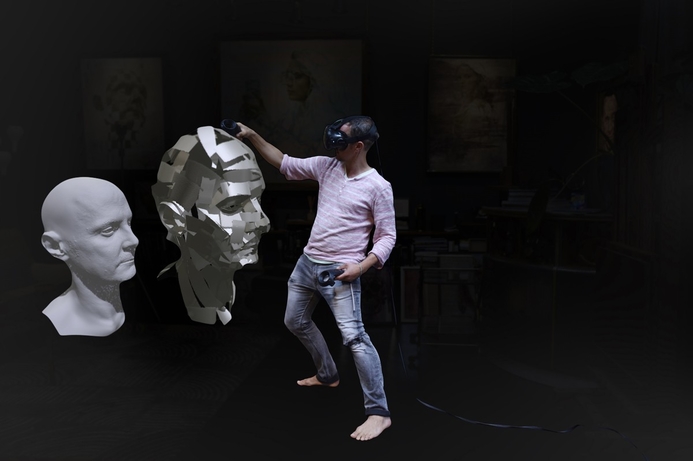 Virtual reality allows enthusiasts experience art in brand new ways, such as this Vive installation at the Royal Academy of Arts. HTC Vive champions the arts
